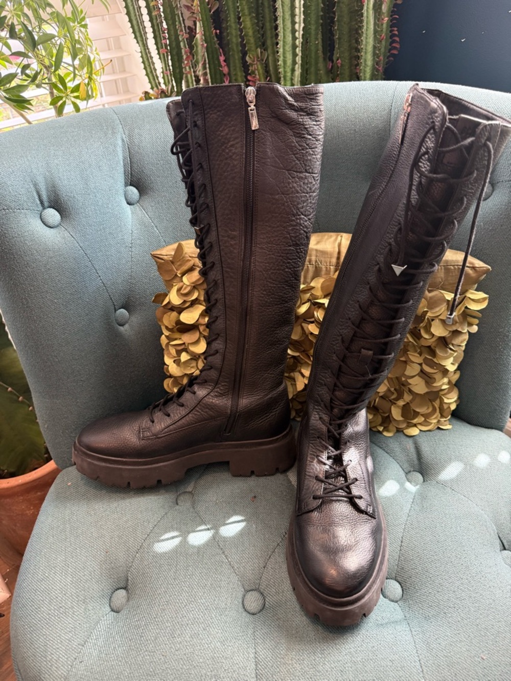 SCHUTZ Tiana Casual Big Floater Combat Boot - Picture 4 of 10